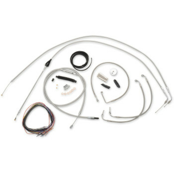 LA Choppers LA-8006KT2A-04 Handlebar Cable/Brake Line Kit Beach Bar Handlebars