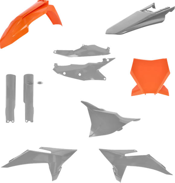 Acerbis 2986811011 Full Body Kit - Orange/Gray - for Ktm - SX/XC 25