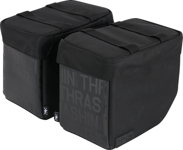 Thrashin Supply CO. TSB-0019 Mini Essential Saddlebags - 8 Liter