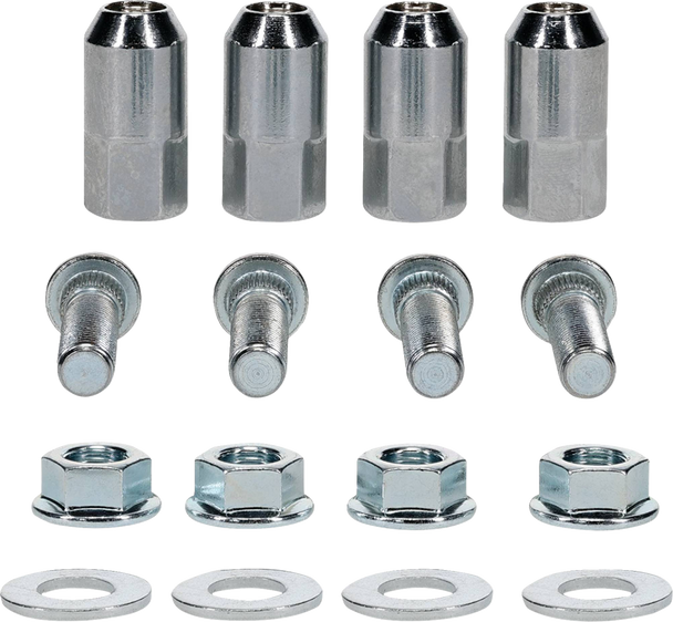 Moose Racing 85-1127 Wheel Stud/Nut Kit - Front/Rear - for Polaris