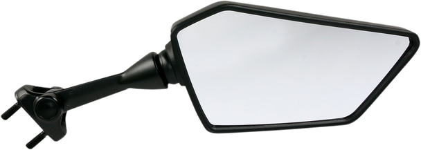Emgo 20-43091 Mirror - Side View - Polygon - Black - Right