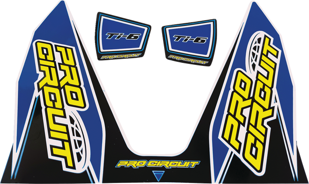 PRO Circuit DC22TI6-DB Ti-6 Decal - Dark Blue