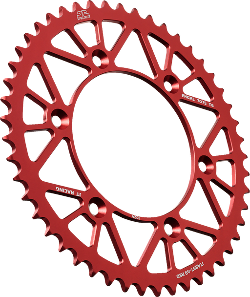 JT Sprockets JTA897.49RED Rear Sprocket - Red - Gas Gas/Husqvarna/Husaberg/KTM