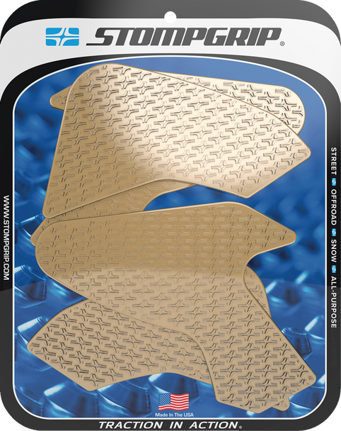 Stompgrip 55-14-0176C Tank Grips - Icon - Clear - for Bmw - F 20-25