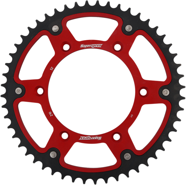 Supersprox RST-210-52-RED Stealth Rear Sprocket - 52 Tooth - Red - for Honda