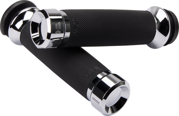 Khrome Werks 500185 Klassic Grips - Custom Contour - TBW - Chrome