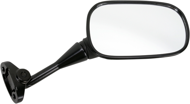 Emgo 20-87021 Mirror - Side View - Oval - Black - Right