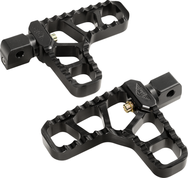 Joker Machine 08-62-8B Serrated Heel Pegs - Black - for Indian