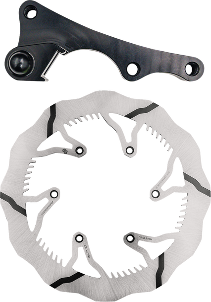Gbrakes GBDOS225 Brake Rotor Kit with Bracket - Solid Mount - 280 mm
