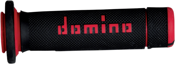 Domino A18041C4240A7-0 ATV Grips - Black/Red