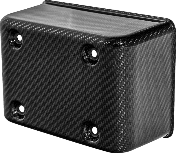 Saddlemen CF-899-04-003 Fuse Block Cover - Carbon Fiber - Gloss Black