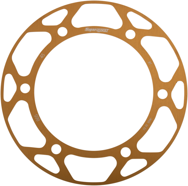 Supersprox RACD-865-45-GLD Edge Rear Sprocket Insert - Gold - 45 Tooth