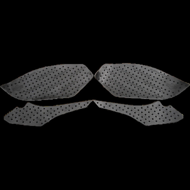 Stompgrip Volcano Profile Traction Pad Tank Kit Black for 15-19 BMW S1000R / RR