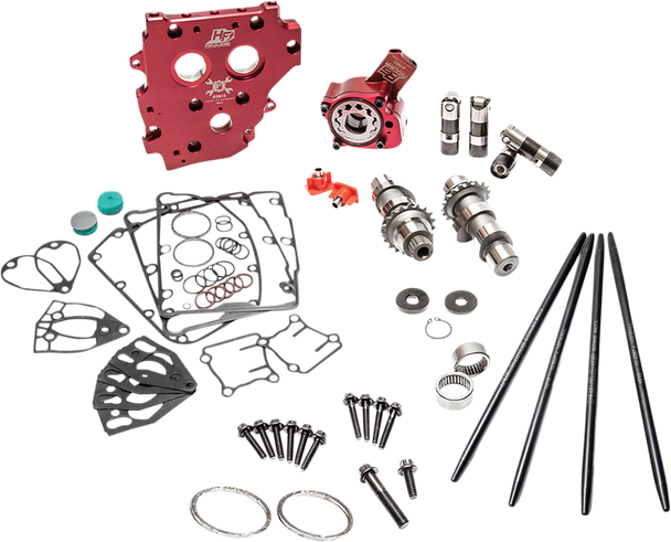 Feuling Parts 7235P Camchest Kit - w/One Piece Pushrods - Twin Cam 07-17