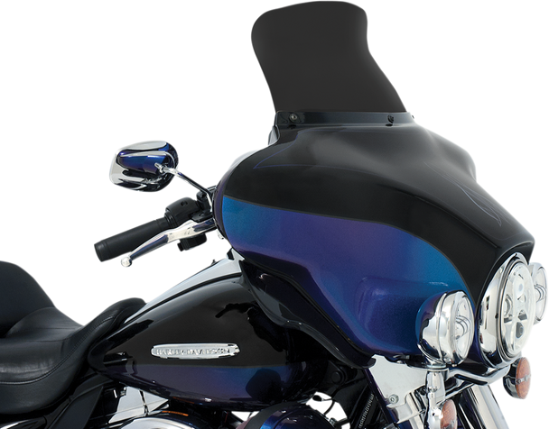 Memphis Shades MEP84510 Spoiler Windshield - 9" - Dark Black Smoke - 96-13 Flh
