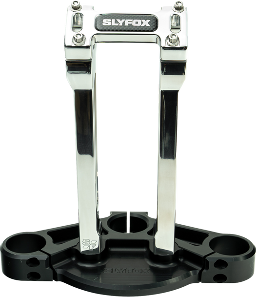 Slyfox Sf-1003-10-R Handlebar Riser Kit - Straight - 1-1/8" Clamping - Raw