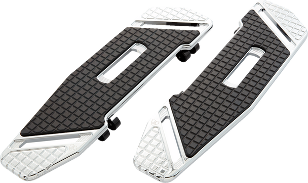 Arlen Ness 410-025 SpeedLiner Floorboards - Driver - Chrome