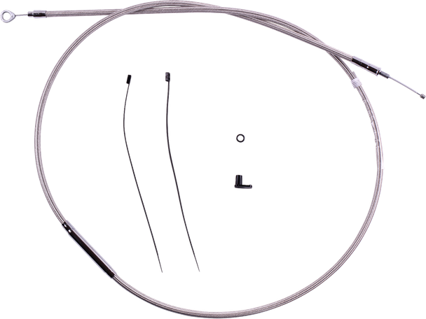 Magnum Shielding 5228-64 Redesigned Polished Stainless Clutch Cable - 64-11/16"