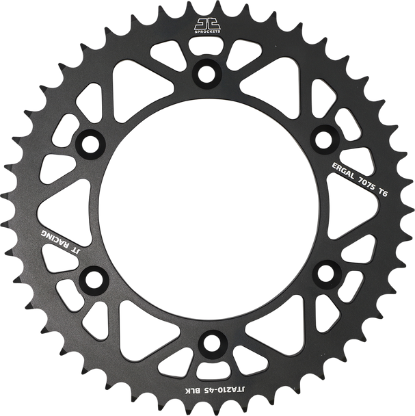JT Sprockets JTA210.45BLK Rear Sprocket - for Honda - Black - 45 Tooth