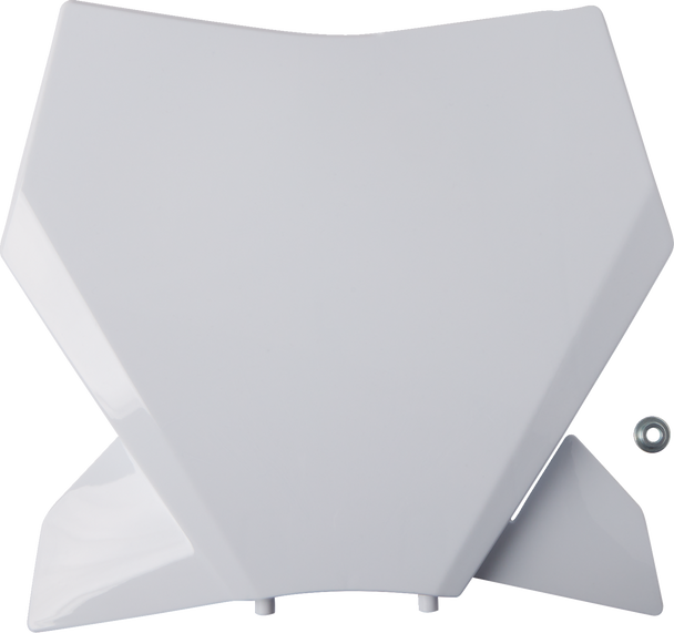 Ufo KT05013#042 Front Number Plate - 20-26 White - for KTM