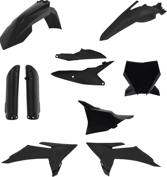 Acerbis 2987140001 Full Body Kit - Black - for Ktm - Sx 25