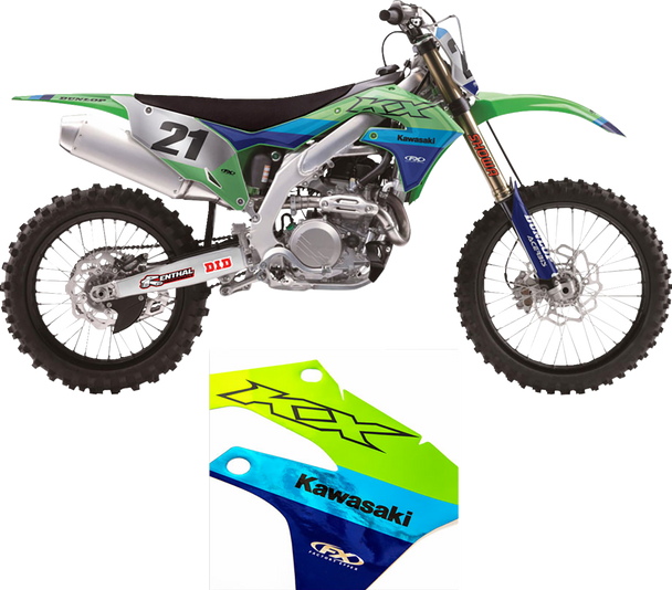 Factory Effex 27-03104 Candy Chrome Series Shroud/Airbox Graphics Kit - for