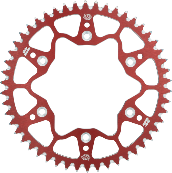 MOTO-MASTER 620032355 7075 Aluminum Rear Sprocket - 55 Tooth - Red - for Honda