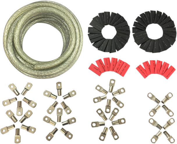 Drag Specialties 2113-0671 Custom Battery Cable Kit - for Harley-Davidson