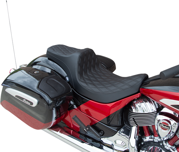 Drag Specialties Seats 0810-2262 Seat Prediii Ddia Blk Vnl