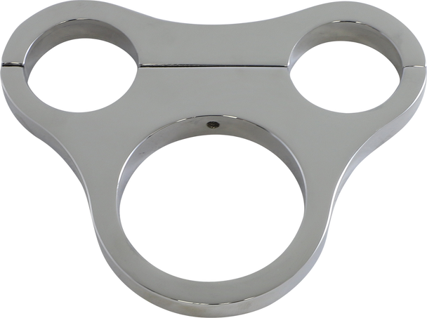 Drag Specialties 2210-0564 1.5" T-Bar Gauge Mount - Chrome - for Mini Gauge