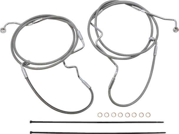 Magnum Shielding 589972 Xr Handlebar Installation Kit - Stainless Steel/Chrome