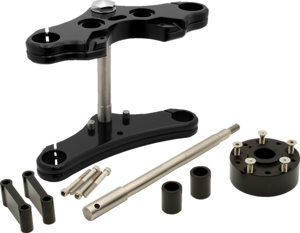 Accutronix TWD39-Ehlbk Triple Tree Conversion Kit - 39 MM - 0? Rake - Elite