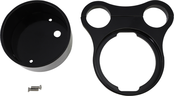 Drag Specialties 2210-0563 1.5" T-Bar Gauge Mount - Flat Black - for OEM Gauge