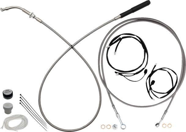Fat Baggers Inc. 249916 Ez Install Kit - Full Length - Braided Stainless Steel