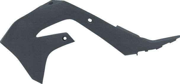 Acerbis 2736307297 Radiator Shrouds - Gray/Metallic