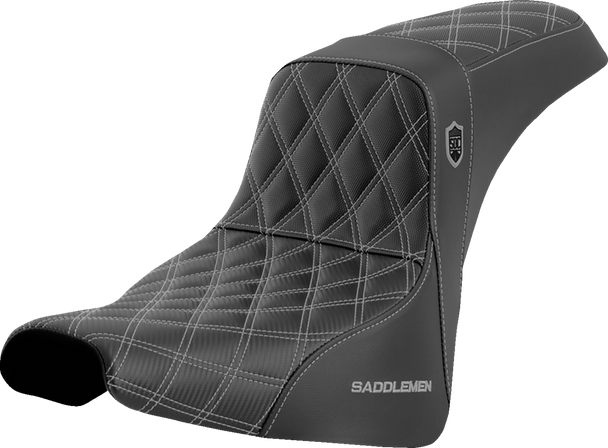 Saddlemen SC81830SIL Pro Series SDC Perf Seat - w/o Backrest - FXBB/FXST 18-23