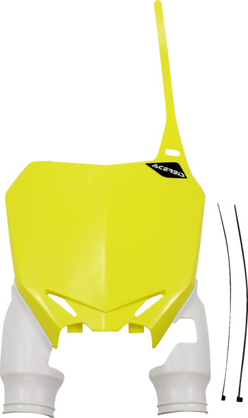 Acerbis 2527391182 Raptor Number Plate - Yellow/White