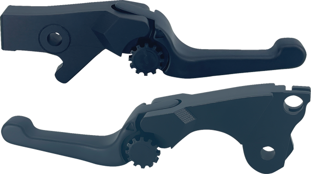 Psr 17-01652-22 Anthem Adjustable Lever Set - Short - Black