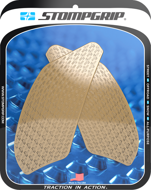 Stompgrip 55-14-0200C Tank Grips - Icon - Clear - for Bmw - G 21-25