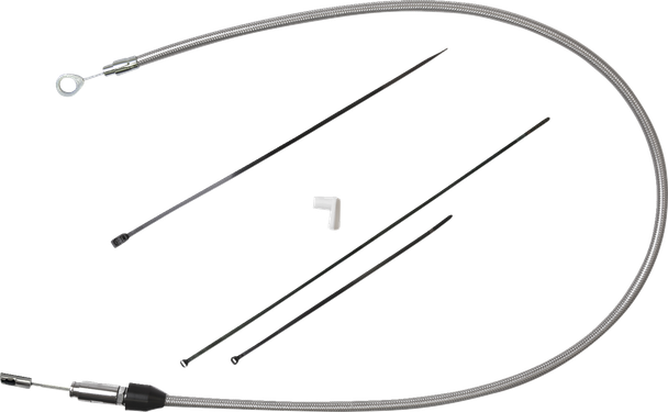 Drag Specialties 0652-3062 Quick Connect Clutch Cable - Upper - Stainless Steel