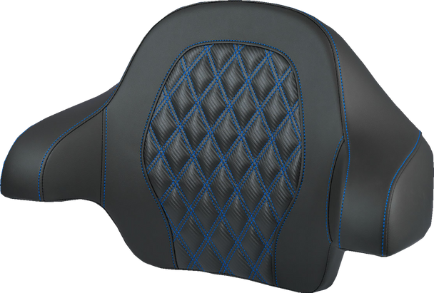 Saddlemen 814-07-20701 Tour-Pak Backrest Pad - Lattice Stch - FL 14-25