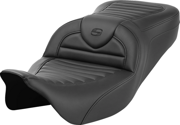 Saddlemen 808-07B-20200 Roadsofa Seat - w/o Backrest - Tuck-n-Roll - FL 08-23