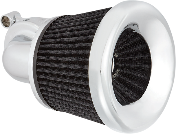 Arlen Ness 600-033 Velocity 90° Air Cleaner Kit - Chrome