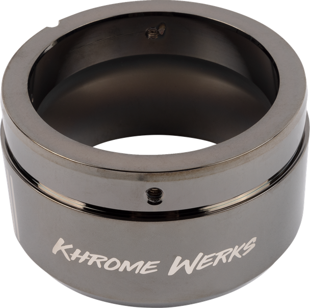 Khrome Werks 201758P 4-1/2" Klassic End Cap - Left Hand - Eclipse
