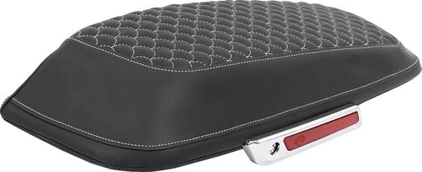 Saddlemen L870-14-20906 Saddlebag Lid Covers - Dragon Scale - FLH/FLT 14-25