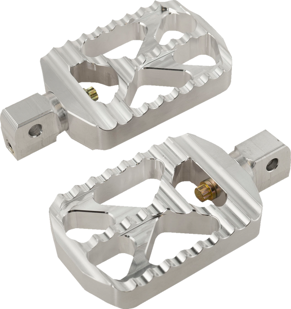 Joker Machine 08-646-8 Bear Claw Foot Pegs - Silver - for Indian