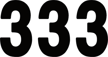 Factory Effex 03-0273 Mini Pro Number 3 - Black - 5"