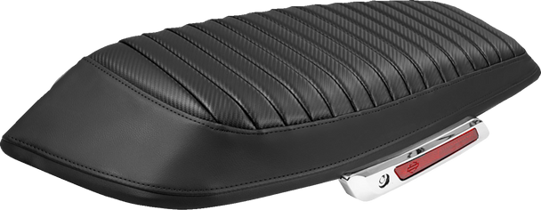 Saddlemen L870-23-20500 Saddlebag Lid Covers - Tuck-n-Roll - CF - FLH/FLT 23-25
