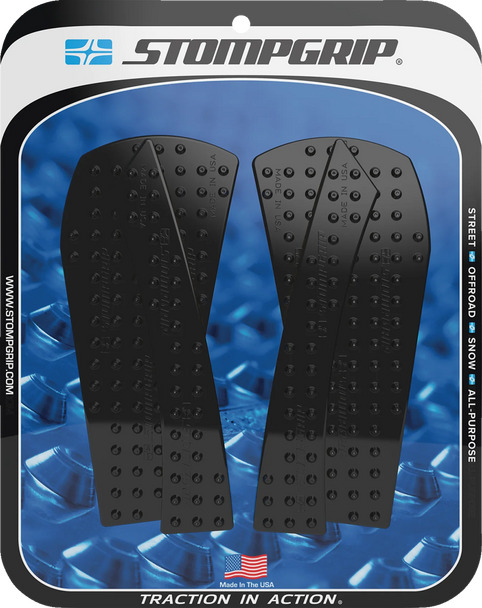 Stompgrip 55-14-0206B Tank Grips - Icon - Black - for Ktm - Adventure 23-25