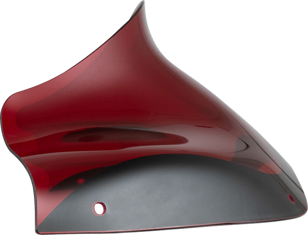 Klock Werks KWW-01-0691 Kolor Flare Windshield - 8" - Red - 98-13 Fltr